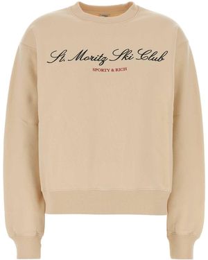 Sporty & Rich Sporty & Rich Ski Club Crewneck - Natural