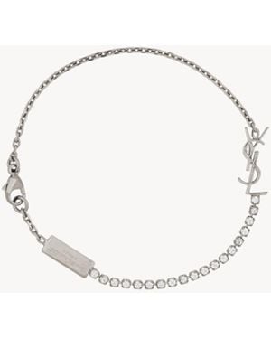 Saint Laurent Cassandre Charm Bracelet - Multicolour