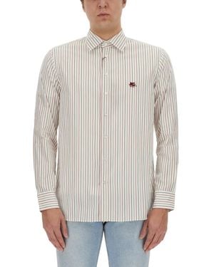 Etro Pegasus Logo Shirt - Gray