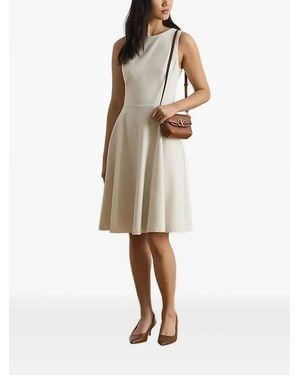 Ralph Lauren "Charlie" Sleeveless Day Dress - Natural