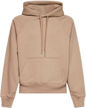 Ami Paris Jumpers - Natural