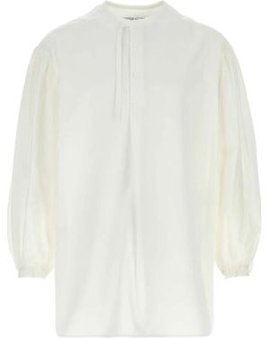 Yohji Yamamoto Gather Sleeve Stand B - White