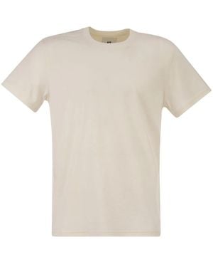 PT Torino Silk And Cotton Jersey Knit - White