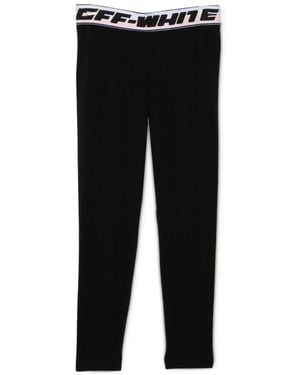 Off-White c/o Virgil Abloh Logo Band Leggings - Black