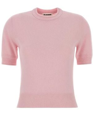 Jil Sander Cn Slv Sweater - Pink