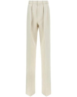 Tom Ford Double Pinch Pants - Natural