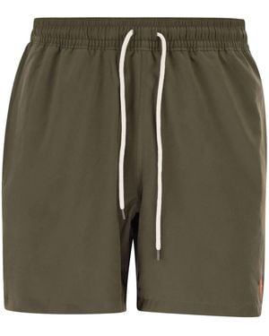 Polo Ralph Lauren Traveller Classic 14.6 Cm Beach Boxers - Green