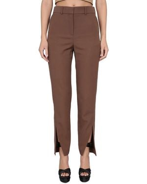 Balmain Wool Trousers - Brown
