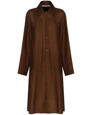 Philosophy Di Lorenzo Serafini Silk Jacket - Brown