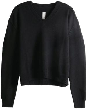 Rick Owens Tommy V Neck - Black