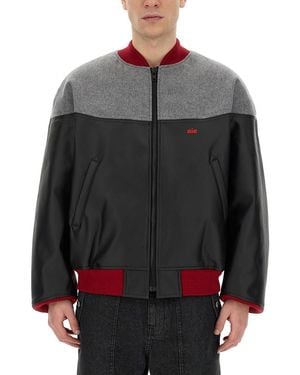 A.I.E. Jacket With Logo - Grey