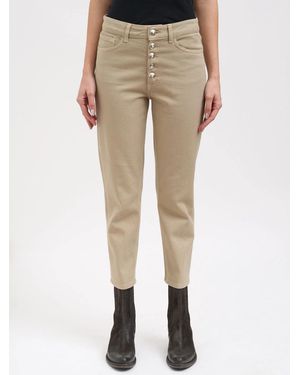 Dondup Pantalone Loose Koons Gioiello - Natural