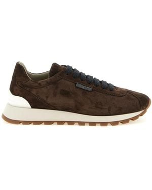 Brunello Cucinelli 'Runners' Sneakers - Brown
