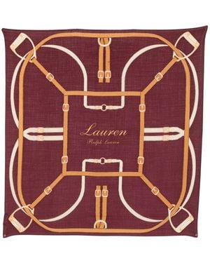 Ralph Lauren Large Square Scarf - Red