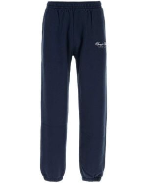 Sporty & Rich Sporty Cotton Joggers For - Blue