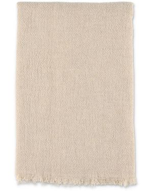 Frankie Shop Solnak Lightweight Wool Scarf - Natural