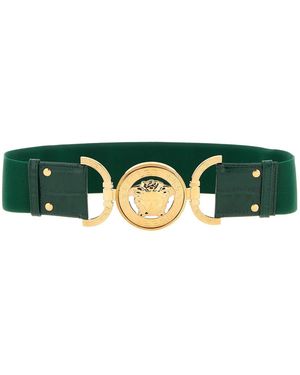 Versace 'Medusa '95' Elastic Belt - Green