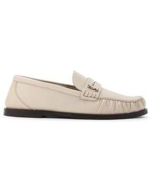 Saint Laurent Mocassino Laurent - White
