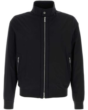 Moorer Midnight Nylon Blend Albert Jacket - Black