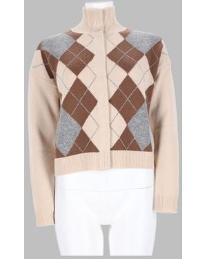 Max Mara Cardigan "Pacche" - Natural