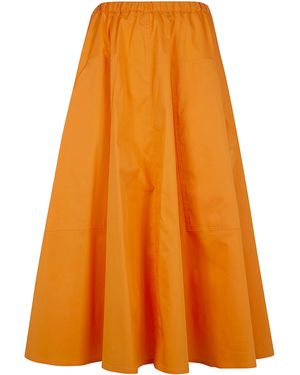 DR. HOPE Midi Skirt - Orange