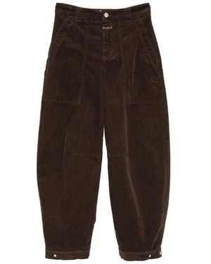 Closed Rhannon Barrel Jeans - Brown