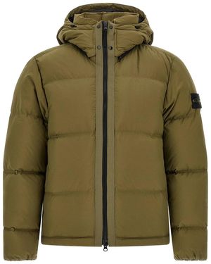 Stone Island '4100013' Down Jacket - Green