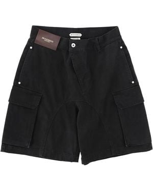 JW Anderson Solid Shorts - Black