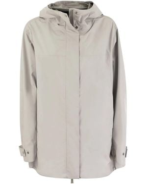 Herno Laminar Parka With Hood - Gray