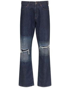 MM6 by Maison Margiela Trousers 5 Pocket - Blue