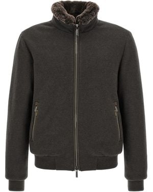 Moorer 'Bellati-Mrw' Bomber Jacket - Black