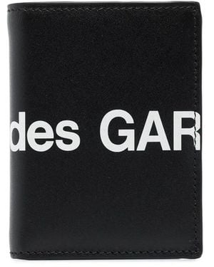 Comme des Garçons Wallet Huge Logo Wallet - Black