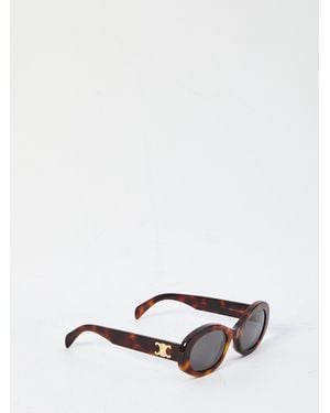 Celine Triomphe 01 Sunglasses - White