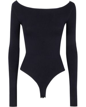 Entire studios "Scoop" Neck Bodysuit - Blue