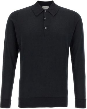 John Smedley 'Finchley' Polo Shirt - Black