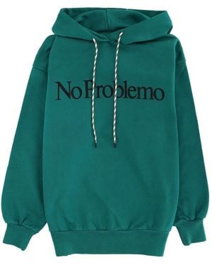 No Problemo Sweatshirt With Logo - Green