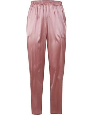 Gianluca Capannolo Mila Elastic Waist Pant - Red