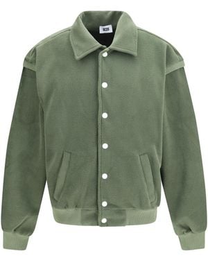 Gcds Varsity Logo Lounge Jacket - Green