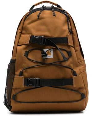 Carhartt Kickflip Buckle-Strap Canvas Backpack - Brown