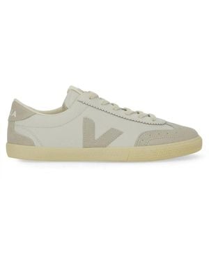 Veja Leather Volley O.T. Trainers - White