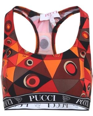 PUCCI Polyamide Bra Top - Red