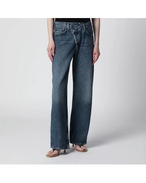 Agolde Arc Criss Cross Jeans - Blue