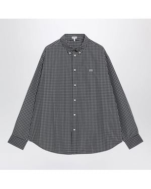 Loewe And Technical Cotton Shirt - Gray