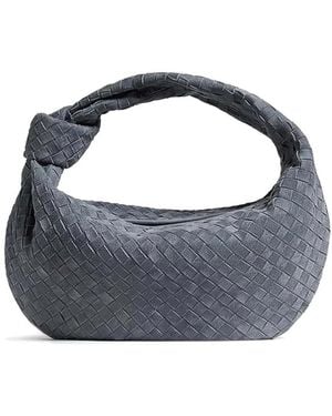 Bottega Veneta Calfskin Jodie Cross Body Bag - Blue