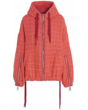 Khrisjoy 'Chris Windbreaker Tweed' Jacket - Red