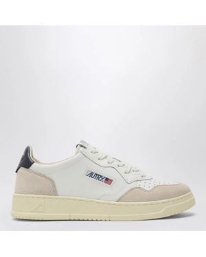 Autry Medalist/ Leather Trainer - White