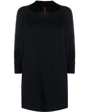 Max Mara Cotton Boat-Neck Sweater - Blue