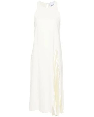 Erika Cavallini Semi Couture Sleeveless Midi Dress - White