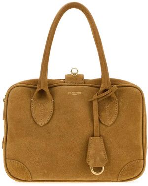 Golden Goose Deluxe Brand Suede Vita Handbag - Brown