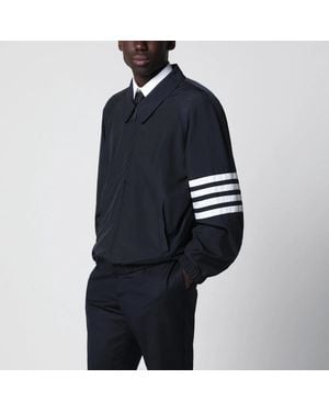 Thom Browne Lightweight Zip-Up Jacket - Blue